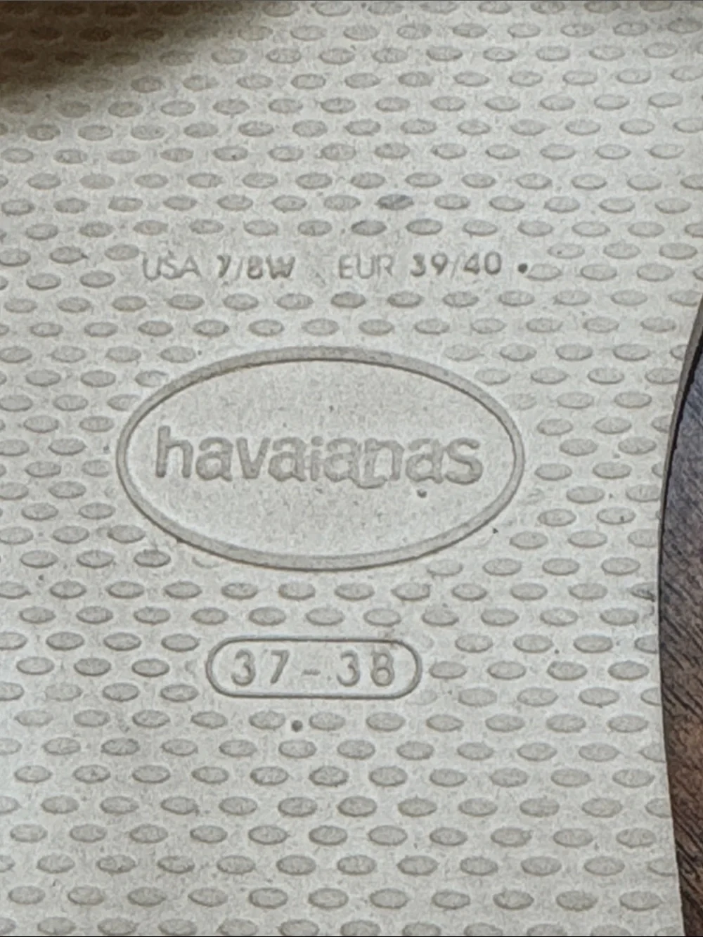 Havaianas You Saint Tropez Bow Slide Sandals Metallic Gold 7/8W 37/38